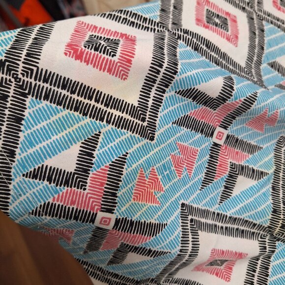 Do Everything In Love Wide Leg Pants XS Small Aztec Geometric Boho Tribal Print - Picture 4 of 7